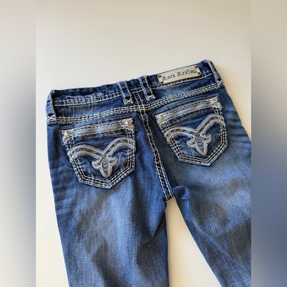 Rock Revival- Parol-Easy Bootcut-Jeans-Blue Jeans-Western-Cowgirl-Rodeo-Size 27 - Picture 4 of 16
